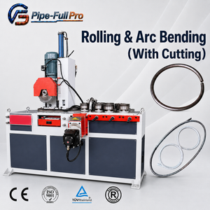 Precision Servo CNC Tube Rolling <b>Bending</b> <b>Machine</b> Ring Circle Cutting Forming for Stainless Steel Round Square Rectangular Pipe - Product Image 1