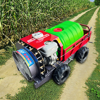 Pulvérisateur télécommandé tout-terrain 200L à portée ultra-large avec agitation par reflux pour pesticides