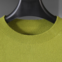 Pull en cachemire et laine Tyan, élégant pour l'hiver, avec de grands poignets en vraie fourrure de renard, doux et chaud, pour femmes