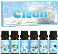 Lot d'huiles parfumées synthétiques de qualité supérieure en gros : Linge frais, Coton, Citronnelle, Poudre douce, Huile de savon florale pour diffuseur
