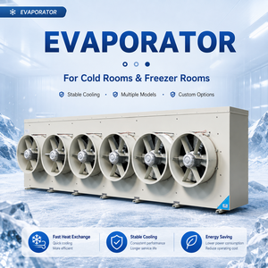 Refroidisseur d'air évaporatif industriel à grand volume d'air, faible consommation, pour bâtiment d'usine, à moteur - Product Image 5
