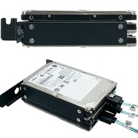 PCI Slot Bracket 3*2.5 Inch Hard Disk Ssd Computer Tower Rack Mount case Chassis PCI Bracket Bay Caddy Material Metal With Color