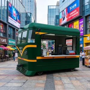 Mobile Coffee Bar up Container Shop Coffee Ice Bakery Container Shop Prefabricated Mobile Kitchen Food Truck - Product Image 1