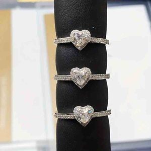 Anello dal design a forma di cuore, stile dolce, per donna - Product Image 6