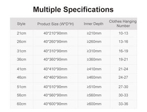 HNOSS Porte-pantalons en aluminium Cintres à vêtements coulissants pour armoire - Product Image 5