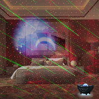 Projecteur LED RGB Galaxy Lumière Moderne Ocean Wave Star Moon Design pour Chambre et Salon Télécommande Source d'alimentation électrique