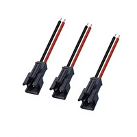 Harga Pabrik Konektor Jst 2 Pin Male to Female untuk Perakitan Kabel Harness Elektronik Otomotif 300V AC/DC 9A