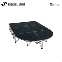 Scène de plate-forme de concert en plein air portable, facile à installer, pour une occasion spéciale