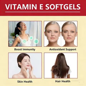 Natural <strong>Vitamin</strong> <strong>E</strong> Softgel <strong>Capsules</strong> 100% Natural Ingredients Dietary Supplements Immune Support for Hair, Skin and Nails - Product Image 3