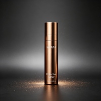 Flacon pompe sans air en PET de 100 ml, personnalisable avec logo, pour crème contour des yeux, sérum, soins de la peau, emballage cosmétique
