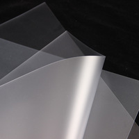 Prix usine clair PVC feuille mate plastique 350 450 600 microns rigide mat Transparent ponçage PVC feuille givrée pour signe