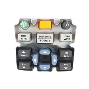 Botón de teclado de goma Proveedor de teclados electrónicos Teclas de silicona Instrumentos y medidores Teclado de silicona