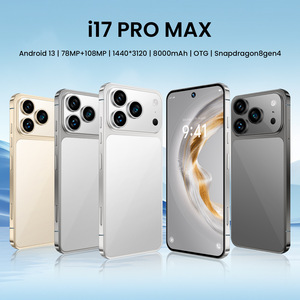 Grosir 2025 <span class=keywords><strong>Smartphone</strong></span> Android 14.0 I17 Logo Kustom Layar HD <span class=keywords><strong>6</strong></span>.5 Inci CPU Octa Core <span class=keywords><strong>6</strong></span>+128GB LTE 5G Pengisian Daya Nirkabel Kamera Belakang HD - Product Image 2