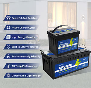 12 В литий-ионный аккумулятор емкостью 100 А/200 А/С для гольф-кары и RV LiFePO4 для повышения производительности - Product Image 4