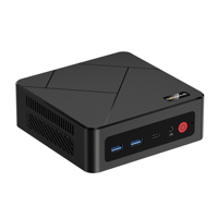 BOSGAME E4 Mini Bilgisayar AMD Ryzen 5 3550H 16GB DDR4 512GB PCIe SSD Çift RJ45 4K Üçlü Ekran USB-C 3.2 Wi-Fi 5/BT 5.0