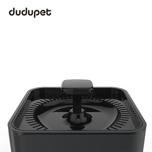 Fontaine à eau électrique Dudupet pour chiens et chats, en plastique blanc, filtre à circulation automatique, conception détachable - Product Image 3