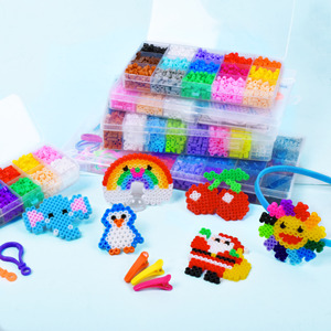 ชุดลูกปัดพลาสติก Perler ขนาด 5 มม. สำหรับงาน DIY ขายส่ง หลายสี ลูกปัด PE แบบรีดร้อน ของเล่นราคาถูก สำหรับงานสร้างสรรค์ - Product Image 6