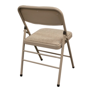 Silla Plegable de <span class=keywords><strong>Metal</strong></span> de Estilo Moderno para Comedor, Hogar, Oficina, Hotel, Campamento al Aire Libre, Banquetes y Bodas, Material de Tela Resistente - Product Image 4