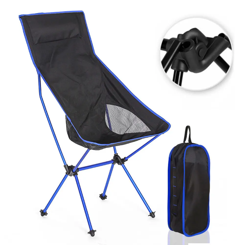 High Back Compact Lightweight, Aluminium Adult Outdoor Klapp fischen Camping Moon Chair Recliner/