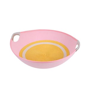 Toptan sevimli yuvarlak dayanıklı keçe pet kedi köpek yatağı - Product Image 2