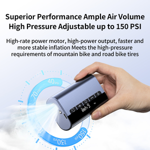 Nhà Máy Bán Buôn Xe Đạp Lốp <span class=keywords><strong>Inflator</strong></span> Mini Máy Bơm Không Khí ABS Xách Tay Tốt Nhất Xe Đạp Bơm Cho Leo Núi Đường Xe Đạp - Product Image 4