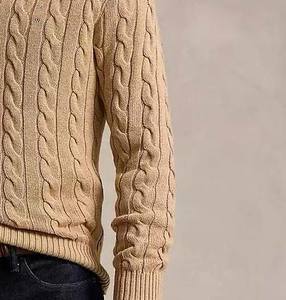 Suéter Grueso de Alta Calidad para Otoño/Invierno, Suéter Informal de Mezcla de Lana de Manga Larga, Suéter de Color Sólido, Suéter de Punto con Cuello Redondo para Hombre y Mujer - Product Image 4