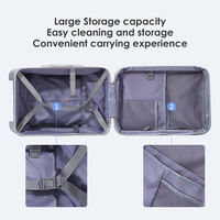 Valise de poussette pour enfants, bagage multifonctionnel étanche à dessin animé et assis
