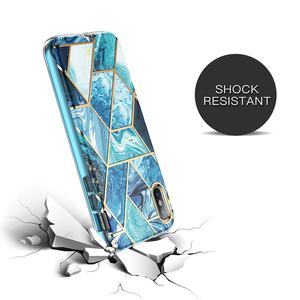 Per il <span class=keywords><strong>iPhone</strong></span> 7/8 7/8 + X <span class=keywords><strong>XS</strong></span> XR <span class=keywords><strong>Xs</strong></span> <span class=keywords><strong>Max</strong></span> Mobile Del Telefono Della Copertura Della Cassa con Built-in Protezione Dello Schermo elettrolitico di Marmo di Stile - Product Image 6