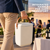 Seau à vin isotherme, refroidisseur de bouteilles pour hôtel, restaurant, bar, fête, fabricant OEM, logo personnalisé, vente en gros