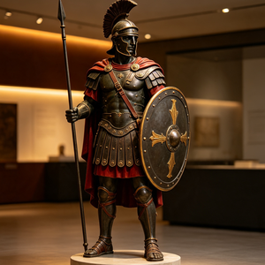 Statue de <span class=keywords><strong>soldat</strong></span> romain grandeur nature pour jardin extérieur - Product Image 3
