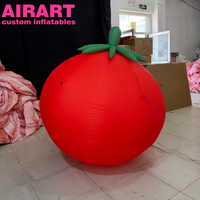 Modèle de tomate gonflable pour décoration événementielle, Tomate gonflable publicitaire à vendre