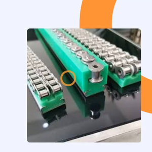 <span class=keywords><strong>Uhmw</strong></span> Nhựa Băng Tải/Băng Tải Đường Sắt Bảo Vệ Chuỗi <span class=keywords><strong>Uhmw</strong></span> PE Dây Chuyền Con Lăn Đường Sắt Theo Dõi - Product Image 6