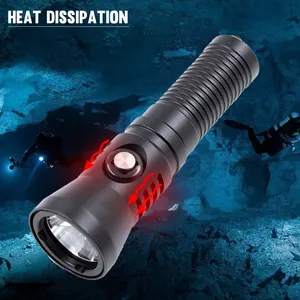 Flashlight Asafee DT11 XPL Led Dive Light 1200Lumens 3 Modes Aluminum Alloy Scuba Lamp 21700 Battery Diving Flashlight