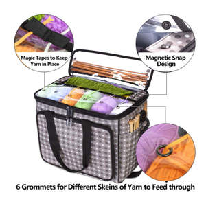 Caja de Herramientas de Costura <span class=keywords><strong>para</strong></span> el Hogar, Kit de Costura con Dedal, Suministros de Costura, Bolsa de Almacenamiento, Bolsa de Transporte <span class=keywords><strong>para</strong></span> Costura, Maletín de Costura Portátil - Product Image 3