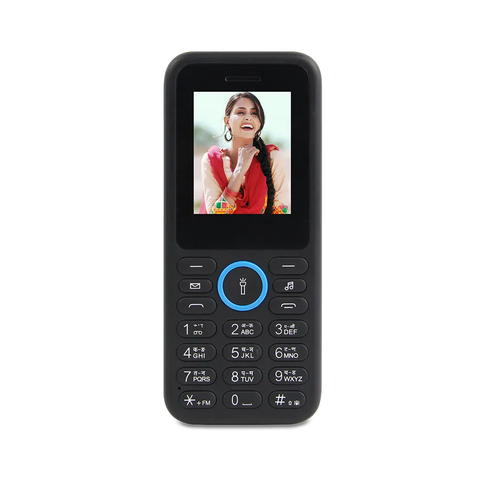 ODM small cheapest 2g feature phone 1.77inch cell phones with button and big torch