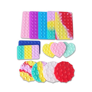 แผ่นดูดติดโทรศัพท์ซิลิโคนสองด้านสำหรับโทรศัพท์ปรับแต่งได้ - Product Image 1