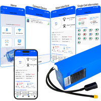 Batterie lithium-ion personnalisée 48V 20Ah, 24V, 36V, 48V, 52V, 60V, 72V, 15Ah, 20Ah, 30Ah, 40Ah, batterie de vélo électrique 48V pour scooter électrique