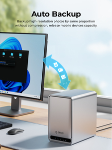 Máy chủ NAS cá nhân ORICO 2/5-Bay Lưu trữ đám mây Sao lưu dữ liệu Chia sẻ tập tin Truy cập từ xa Lưu trữ nối mạng cho văn phòng tại nhà - Product Image 2