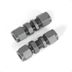 Conexiones de Tubería de Acero Inoxidable COVNA 304/316 de Alta Presión, Codo Macho Hembra, Unión en T, Cruz, Compresión, Doble Férula - Product Image 2