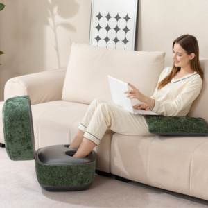 2025 eléctrico Shiatsu pie pierna masajeador calefacción vibración presión de aire máquina de masaje bola rodillo masajeador de pies - Product Image 2