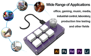 Benutzerdefinierte Programmierung Makro Mechanische Tastatur Typ-C Mini-Tastatur USB Geeignet für Gaming/Büro/Musik/Medien - Product Image 2
