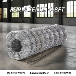 ヤギ農業用牧草地4ft-8ft Heightsプレーンウィーブスタイル曲げパンチング切削溶接サービス用 - Product Image 5