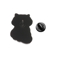 Bros Enamel Figur Kucing Beraksesori Fashion, Lencana Logam Hewan yang Menarik untuk Dekorasi Pakaian dan Tas Ransel, Ornamen Unik