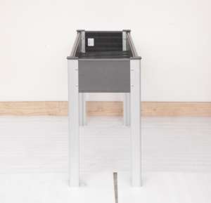 Vente en gros, imperméable, anti-corrosion et anti-insectes, panneaux d'extérieur en pvc avec poteau en aluminium, lit de jardin surélevé - Product Image 3