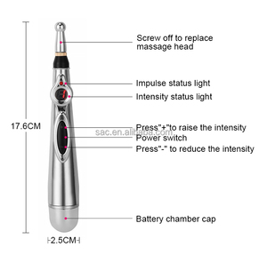 SacKnove 9 Intensitäten Puls-Einstellstift Nippel Vaginal Klitoris Stimulator Stab BDSM Elektro-Schock Sexspielzeug für Männer und Frauen - Product Image 5