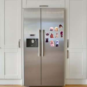 Imanes de Papel para Refrigerador con Diseños Divertidos de Animales, Decoración Impermeable y Ecológica para Cocina, Hogar, Escuela, Trabajo - Product Image 6