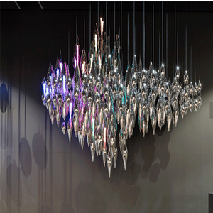 <span class=keywords><strong>Design</strong></span> di lusso decorazione interna personalizzata grande grande progetto Hotel Lobby Villa saloni sala moderno <span class=keywords><strong>lampadario</strong></span> in <span class=keywords><strong>oro</strong></span> - Product Image 5