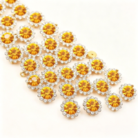 Strass à coudre en forme de goutte d'eau, multicolores, avec griffes de fixation en cristal pour la décoration de robes, chaussures, sacs, bijoux et vêtements