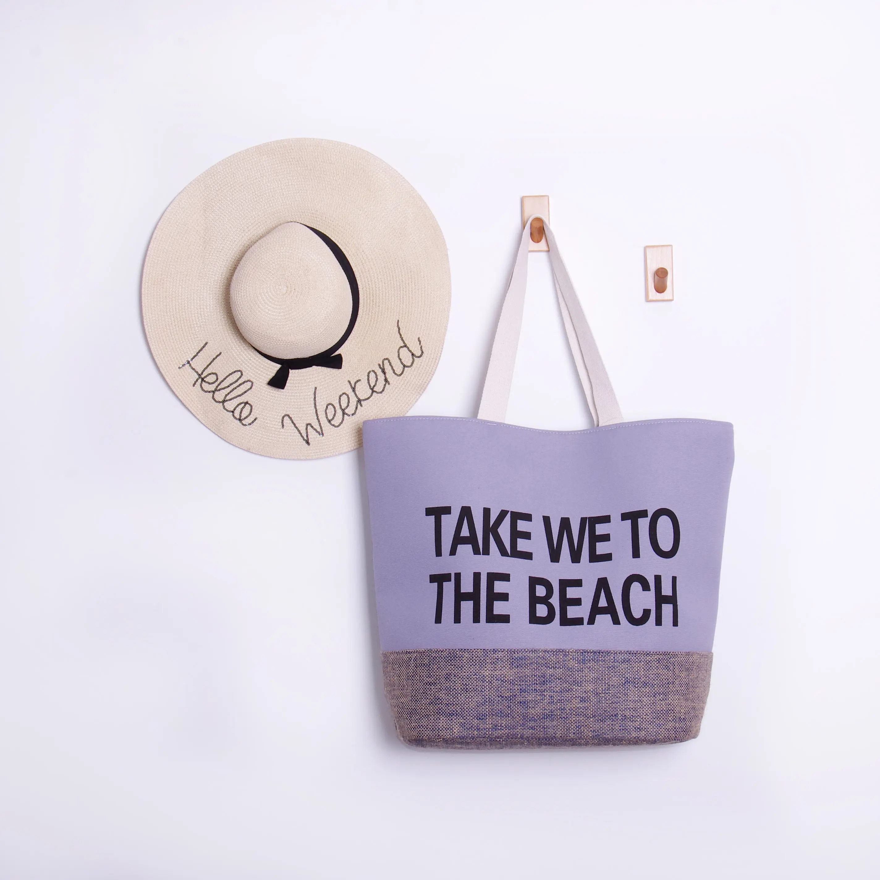 Fashionable Cotton And Polyester Shoulder Bag Large Capacity Eco-Friendly Linen Custom Printed Beach Bag