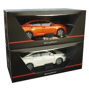 1:18 diecast model SYLPHY 14th mobil sport simulasi Jepang model mobil Aloi untuk hadiah dekorasi 1/18 Modelo de coche